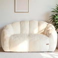 thumbnail image 6 of GOODONE Adult Bean Bag Chair,Flower Shaped Bean Bag Sofa,Super Soft Plush Reading Chair,High Elasticity Lazy Sofa,Suitable for Living Room and Bedroom,No Assembly Required,Beige,Double, 6 of 9
