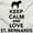 White, variant on Keep Calm Love St Bernards Dog Joke Hoodie Sweatshirt Women Men Brisco Brands S