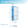 thumbnail image 3 of Nispira AER1 Replacement Filter Compatible with Holmes HEPA Total Air Purifier HAP242-NUC HAPF30AT, 2 Packs, 3 of 7