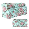 thumbnail image 1 of Crochet Bag, Knitting Bag Green Print Pattern Strong Durable  For Vacation For Office For Household, 1 of 8