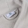 thumbnail image 6 of Superior Waffle Weave Cotton Unisex Adult Bath Robe, Silver, Small, 6 of 12