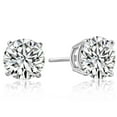 thumbnail image 2 of Pompeii 2.32Ct TW Certified Diamond Studs 14k White Gold Lab Grown (F-G,SI2-I1), 2 of 5