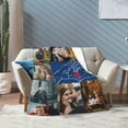 thumbnail image 5 of Customized Blankets with Photos Custom Blanket Family Picture Upload Personalized Blanket for Adults Customize Blanket Birthday Customizable for Dad Mom Nana Kids Dogs Friends, 5 of 6