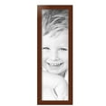 thumbnail image 2 of ArtToFrames 8" x 26" Walnut Picture Frame, 8x26 inch Brown MDF Poster Frame (WOM-4086),  Pack, 2 of 8