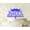 Glitter Blue, variant on """Happy Birthday"" Cake Topper With Moustache Blue Cake Topper Cake Decorations Color Option Available 6""-7"" Inches Wide"