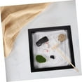 thumbnail image 6 of Stress Relief Tool, Dry Sand Tray Set, DIY Desktop Sand Garden for Relaxation and Focus, Wooden Trays with Fine Sand, Hand Stones, Metal Rakes, Portable Home and Office Decor, for Stress Reduction, 6 of 6