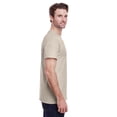 thumbnail image 4 of Gildan Men’s Short Sleeve Crew T-Shirt of 100 Ultra Cotton - Soft, Classic Fit Tee - Sand, 3XL, 4 of 5