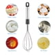 thumbnail image 5 of 2uds Huevo Batidor Inoxidable Acero Globo Batidor Mezclador Utensilios Cocina Utensilio para Mezclar, Batir, Golpeando & Agitando Negro, 5 of 7