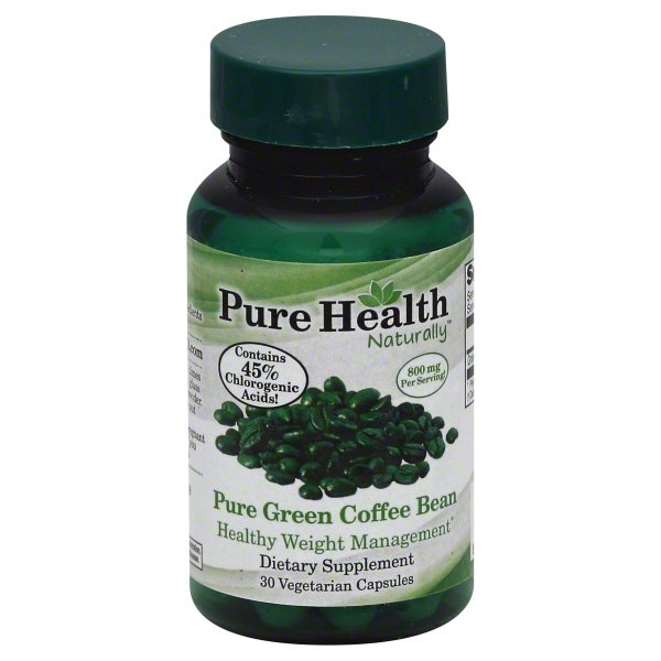 Pure Health Pure Health Naturally Pure Green Coffee Bean, 30 ea