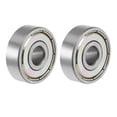 thumbnail image 5 of 627ZZ Deep Groove Ball Bearing, 7x22x7mm Double Shielded ABEC-1 Bearings 2-Pack, 5 of 5