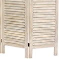 thumbnail image 4 of Oriental Furniture 5 1/2 ft. Tall Venetian Room Divider - White - 4 Panel, 4 of 4