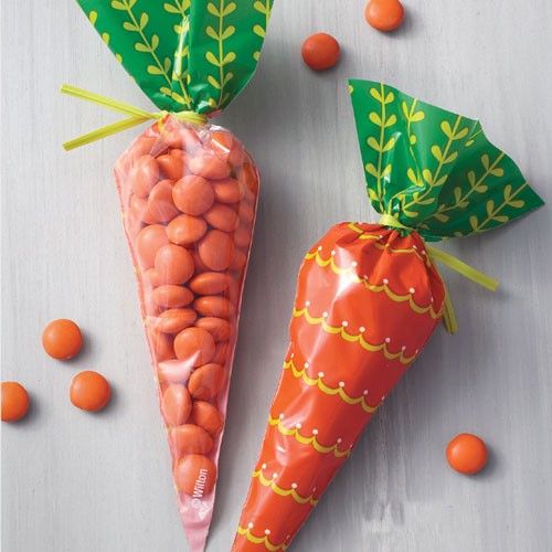 Wilton Easter Carrot Mini Treat Bags, 15Count