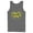 Charcoal, variant on Men's Batman Logo Kanji Characters Tank Top Black Medium