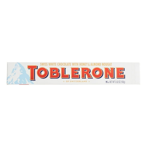 Toblerone White Chocolate Bar 3.52 oz 2ea