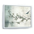 thumbnail image 2 of Designart "Oriental Design Tranquil Ink Harmony" Asian Art Floater Framed Canvas Print, 2 of 7