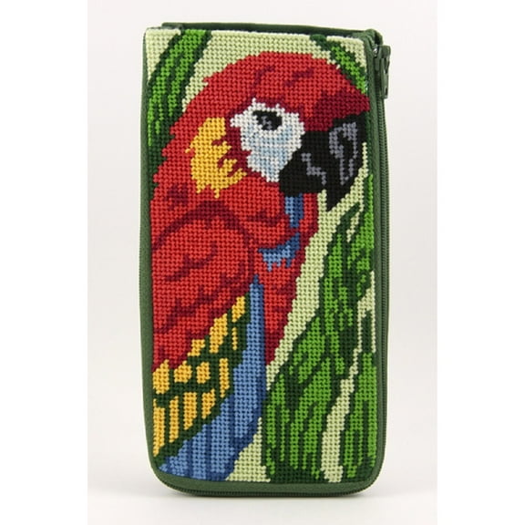 Eyeglass Case - Parrot - Needlepoint Kit