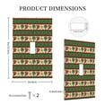 thumbnail image 3 of Daiia Vintage Mexican Pattern Decorator Wall Plate Child Safe Outlet Cover, Switch and Outlet Covers,Size 1-Gang 5.0" x3.0" , Polycarbonate Thermoplastic-Style T, 3 of 6
