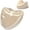 champagne color, variant on Knee Pillow Cover 9.8" x9.8" x5.9", Leg Pillowcase Replacement, Contour Pillow Case for Heart Shaped Knee Pillow (White)