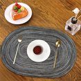 thumbnail image 4 of TIMIFIS Induction Lighting Woven Placemats Solid Color Placemats Insulation Mats Table Decoration Mats Suitable for Families Dinner Parties Easy to Clean Foldable Apartment Essentials, 4 of 6