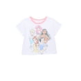 thumbnail image 3 of Disney Princess Girls Top and Shorts Pajama Set, 2-Piece, Sizes 4-12, 3 of 3