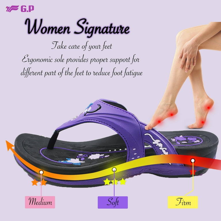 GP Signature Flip Flops for Women Walmart