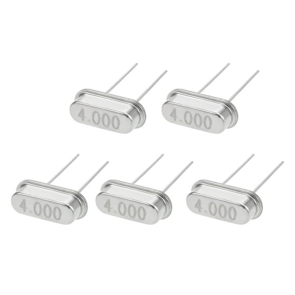 DIP Quartz Crystal Oscillators Resonators 4MHz HC-49S Replacements 5 Count