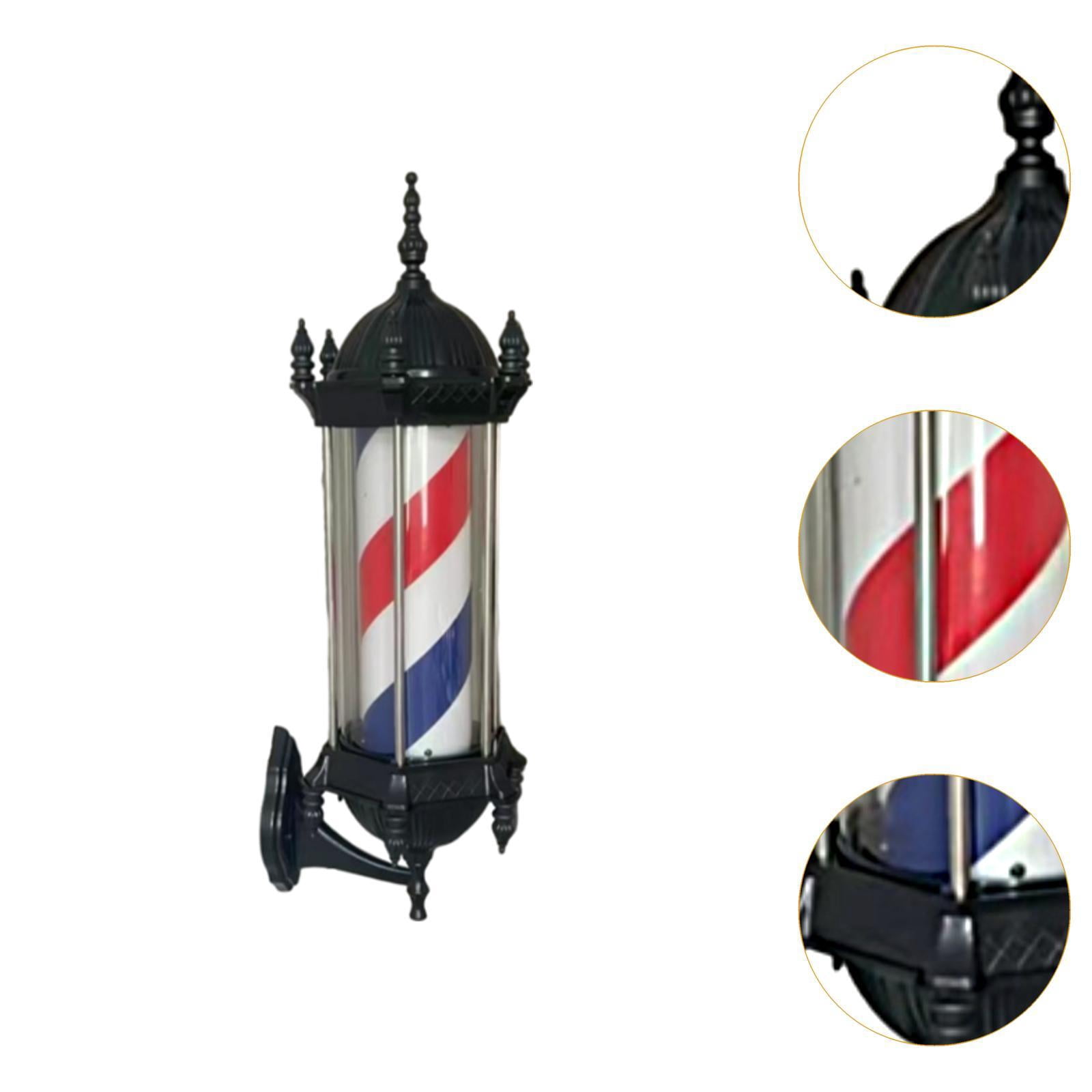 Gazechimp Barber Pole LED Light Barbershop Light Fixture for Hair Salon Indoor Outdoor