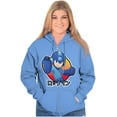 thumbnail image 4 of Classic Japanese Video Game Mega Man Zip Up Hoodie Men's Women's Brisco Brands 2X, 4 of 6