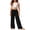 Black, variant on Unisex Kids Straight Leg Pants Ankle Length Casual Trousers Elastic Waist Comfort Pants Bottoms Breathable Daily Kids Slacks Pants For Kids,6-7 Years