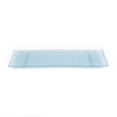 thumbnail image 4 of Turgla Fusion Glass 13.75" x 5" x h:0.5" Rectangular Blue Glass Platter (Set of 2), 4 of 6