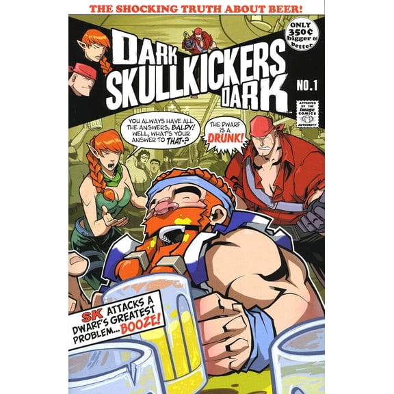 Dark Skullkickers Dark #1A VF ; Image Comic Book