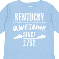 thumbnail image 4 of Inktastic Kentucky is Awesome Since 1792 Boys or Girls Long Sleeve Toddler T-Shirt, 4 of 5