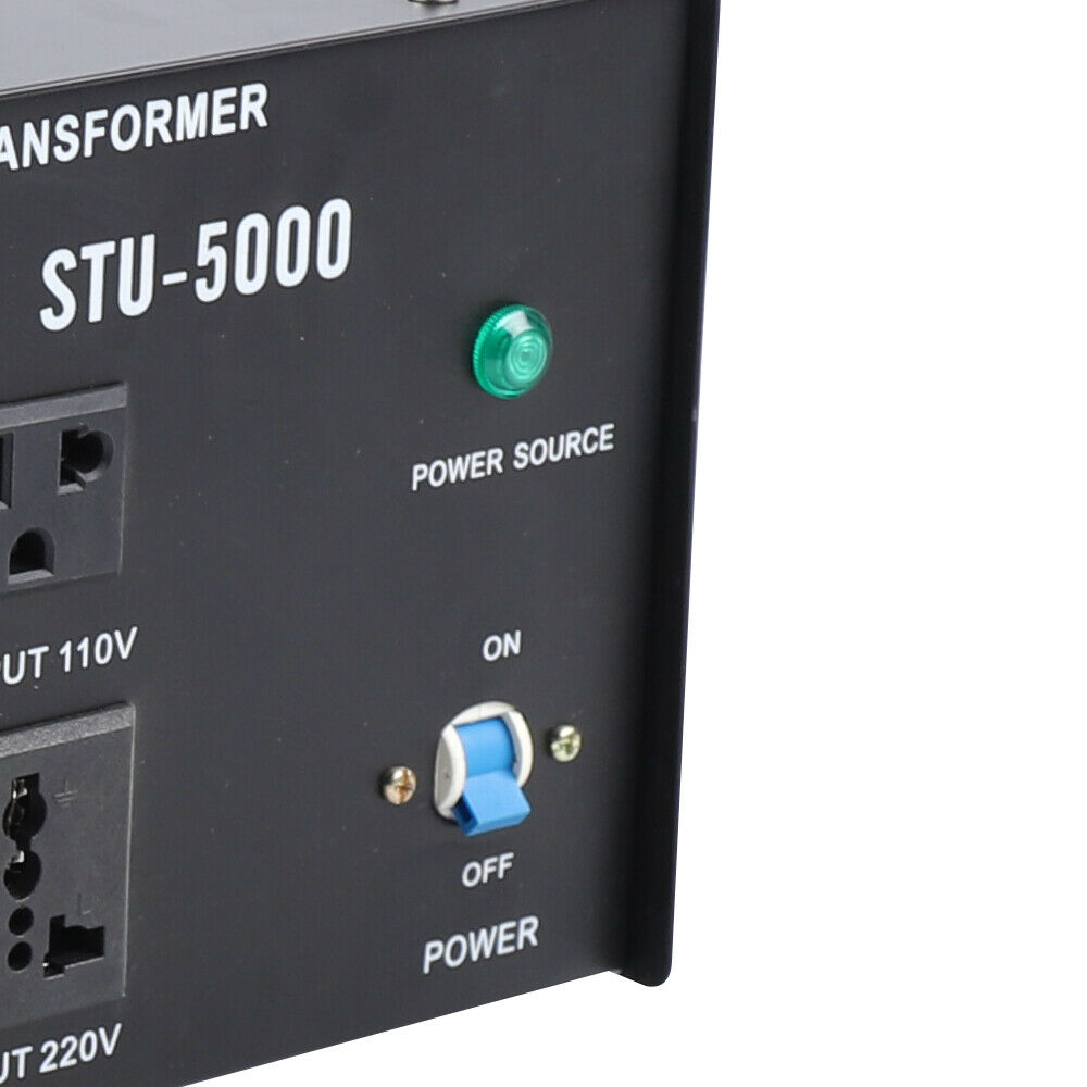 Denest 5000 Watts Voltage Transformer Step up And down 110 to/from 220 V Power Converter +USB