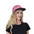 thumbnail image 6 of Kdxio Watermelon Print Snapback Hat for Men Women,Adjustable Baseball Cap, 6 of 7