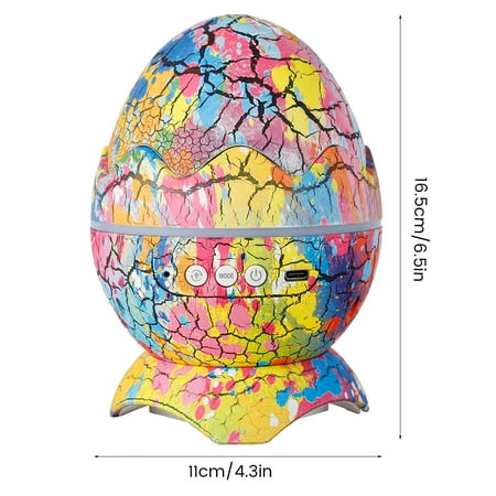 

Bluetooth Dinosaur Eggs Galaxy Projector 16 White Noise Sounds LED Projector Lamp 4 Control Methods USB Powered Dinosaur Starry Projector 360°Rotation LED Star Projector Light for Bedroom Living Room