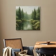 thumbnail image 4 of Canvas Print Forest Landscape Wall Art Modern Nature Decorative for Living Room Bedroom - 24x24, 4 of 8