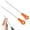 Orange, variant on Fmxomd 2 Pack Straw Cleaner Brush, Reusable Plastic Handles Straw Cleaner Brush Straw Clean Brush for Cleaning, Reusable Drinking Straw Cleaner Brush Set, Glass Pipe Cleaning Brushes, Gray