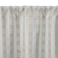 thumbnail image 3 of Better Homes & Gardens Tula Waffle Kitchen Curtain Tiers and Valance, 3-Piece Set, Beige, 60" W x 36" L, 3 of 5