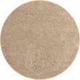 thumbnail image 1 of Unique Loom Everyday Shag Plush Area Rug 7' x 7' Round in Taupe, 1 of 1