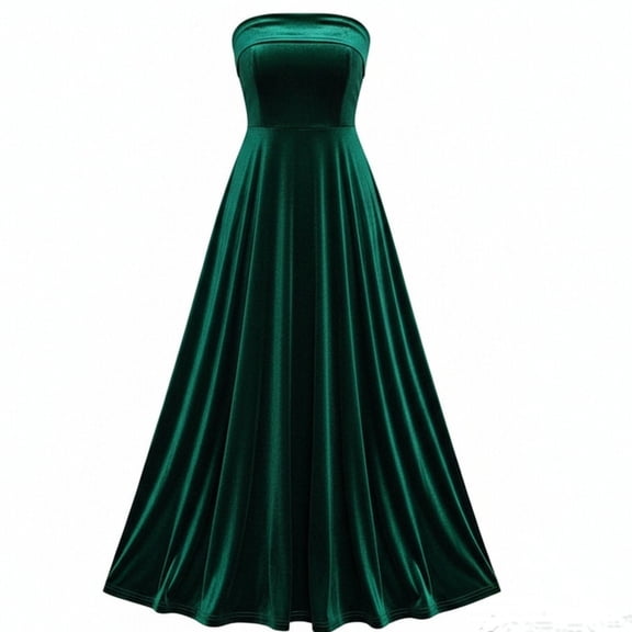 Womens Evening Gown Long Sleeve Bodycon Slit Maxi Dress Formal Party Spring Dark Green