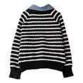 thumbnail image 5 of Bovemsi Womens Sweaters Women's Button Down Long Sleeve Crewneck Crop Cardigan Sweater Cute Knitwear Clothes Cute Sweaters, 5 of 8