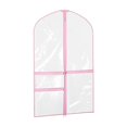 thumbnail image 2 of Isvgxsz Clearance 40" Garment Bags for Hanging Clothes, Clear Suit Bags for Closet Storage Clothing Storage, Garment Bags for Travel Covers for Coats, Jackets, Shirts and Sweater, 2 of 6