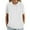White, variant on RMGVDSD Womens Summer Tops Solid Round Neck Casual Stand Up Collar Button Short Sleeve T Shirt Top Summer Tops Blouses