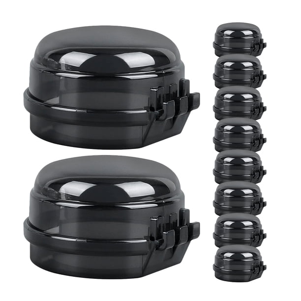 10 Uds. Cubiertas de perilla de estufa cubierta de perilla de horno protectores de cubierta de perilla de seguridad cubierta protectora de interruptor de cocina