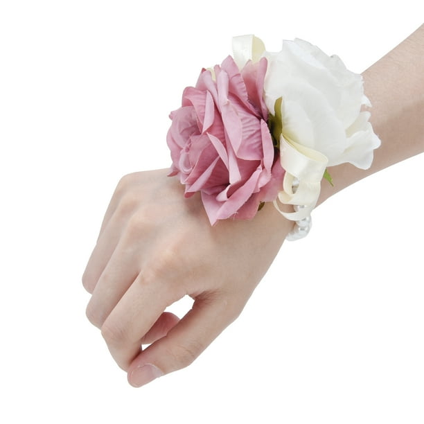 Flower wrist hotsell band for wedding