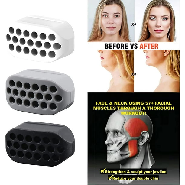 Jaw Trainer Jaw Exerciser Ball 6 Pieces Jaw Strengthener Jaw Exerciser Women Men Facial Beauty Tool for Strengthening and Tightening Jaw Line and Neck Walmart