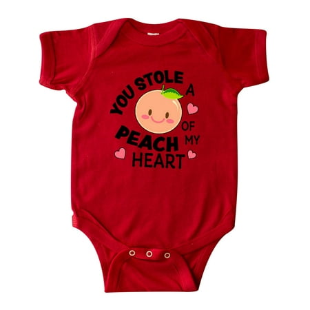 

Inktastic You Stole a Peach of My Heart with Cute Peach Gift Baby Boy or Baby Girl Bodysuit