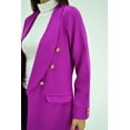 thumbnail image 4 of Blazer largo Roman Fashion /Juvenil, 2846 (Magenta) fucsia oscuro M Roman Fashion JA-EXO-2846-LB-MAGENTA, 4 of 6