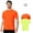 Safety Neon Orange 2 Pcs, variant on High Visibility Safety T-Shirts for Work | Short Sleeve Hi Vis Safety Neon Green T-Shirt for Workout Running Safety Tee, Lightweight 5.1oz 100% Polyester, Size XL, Pack of 2