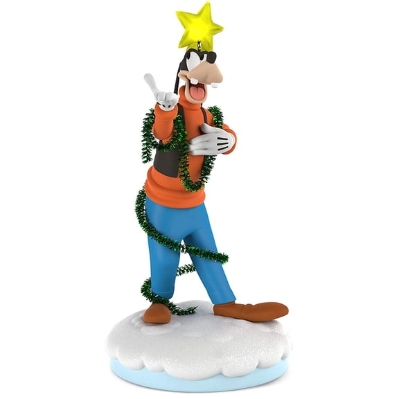 Hallmark Disney Christmas Carolers Gleeful Goofy Musical Ornament with Light and Motion Movies & TV